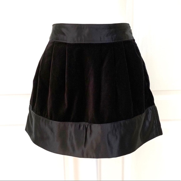 Erin Fetherston + Target Velvet & Satin Skirt Sz XS - Picture 2 of 8